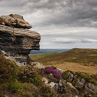 Buy canvas prints of Fantastic rock formations of the Simonside Hills  by Phill Thornton