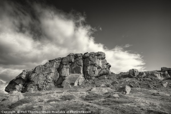 Almscliffe Crag, North Yorkshire No.3  Picture Board by Phill Thornton