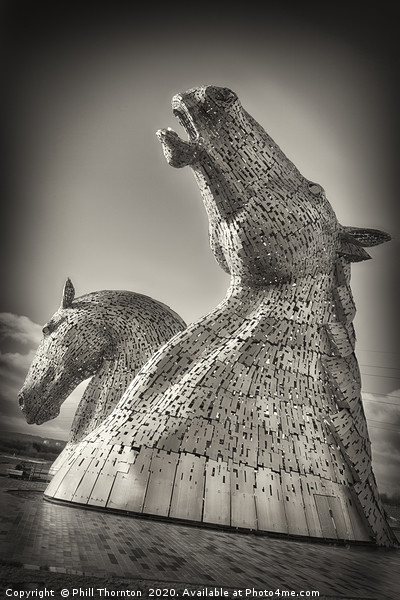 The Kelpies No.2 Picture Board by Phill Thornton