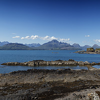 Buy canvas prints of Sea and Mountains on the Isle of Skye by Phill Thornton