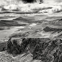 Buy canvas prints of View south down the Trotternish Ridge. by Phill Thornton