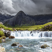 Buy canvas prints of Calm before the storm, Fairy Pools. by Phill Thornton