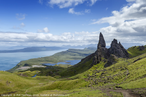 Old Man of Storr  Picture Board by Phill Thornton