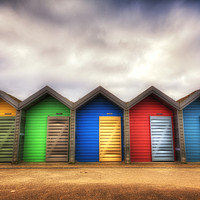 Buy canvas prints of Blyth Beach Huts by Phill Thornton