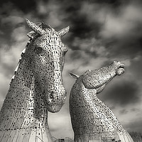 Buy canvas prints of The Kelpies by Phill Thornton