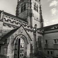 Buy canvas prints of Bradford Cathedral B&W by Phill Thornton