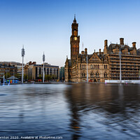 Buy canvas prints of Bradford City Hall and Centenary Square by Phill Thornton