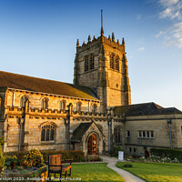 Buy canvas prints of Evening sunshine on Bradford Cathedral by Phill Thornton