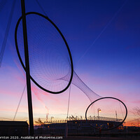 Buy canvas prints of Sunrise behind the tees Valley Giant, Temenos by Phill Thornton