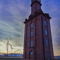 Buy canvas prints of The Dock Clock Tower in the Middlehaven. by Phill Thornton