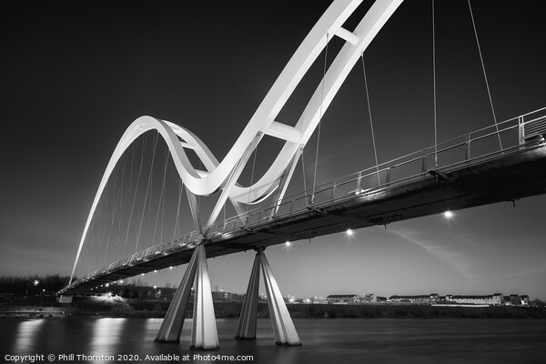 Infinity Bridge, Stockton-on Tees. No.2 Picture Board by Phill Thornton