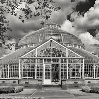 Buy canvas prints of The Greenhouse of the Peoples Palace. by Phill Thornton