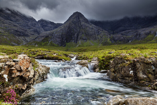 Calm before the storm, Fairy Pools. No. 2 Picture Board by Phill Thornton