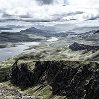 Buy canvas prints of Dramatic skies from the top of the Storr, Isle of  by Phill Thornton