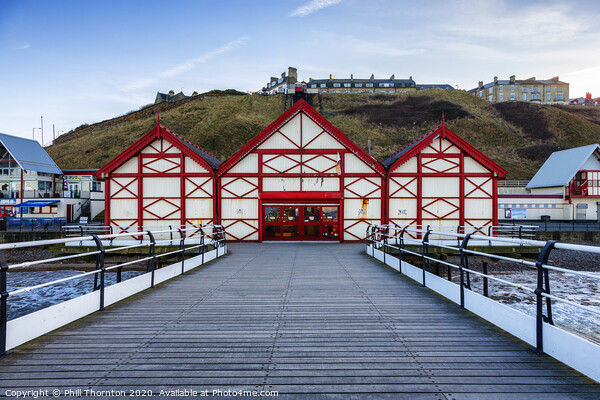 Saltburn Pier and Funicular railway No. 2 Picture Board by Phill Thornton