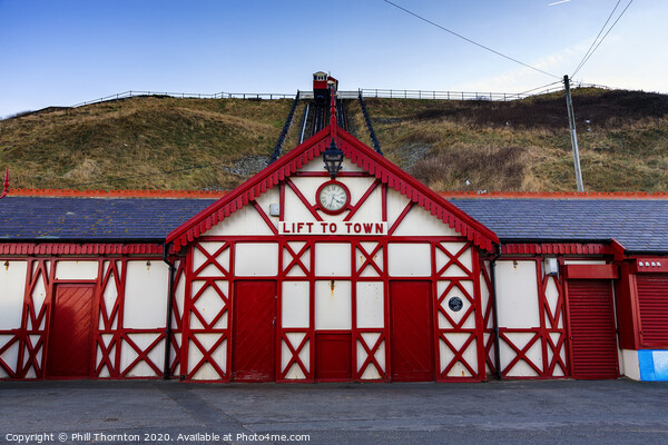 Saltburn Pier and Funicular railway No. 3 Picture Board by Phill Thornton