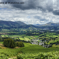 Buy canvas prints of Panoramic view of the northern Lake District No. 2 by Phill Thornton