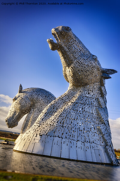 The Kelpies No.3 Picture Board by Phill Thornton