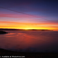 Buy canvas prints of Panoramic sunset over Uig Bay, Isle of Skye. by Phill Thornton