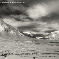 Buy canvas prints of Panoramic view of Buachaille Etive Beag, Glencoe.  by Phill Thornton