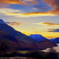 Buy canvas prints of The Pap of Glencoe and Loch Leven by Phill Thornton