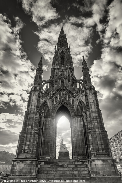The Scott Monument No.2 Picture Board by Phill Thornton