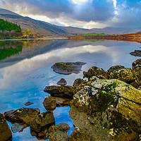 Buy canvas prints of Llynnau Mymbyr in Autumn by Scott Paul