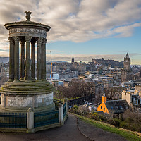 Buy canvas prints of The view from Calton Hill, Edinburgh by Richard Nicholls