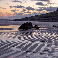 Buy canvas prints of St Ives sunrise by Steve Mantell