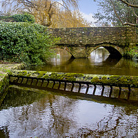 Buy canvas prints of Place Mill Bridge by Steve Mantell