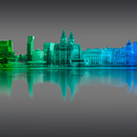 Buy canvas prints of Liverpool Waterfront by Carl Johnson