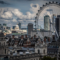 Buy canvas prints of The City from Westminster by Simon Belcher