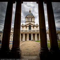Buy canvas prints of Old Royal Naval College Framed by Simon Belcher
