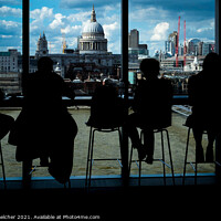 Buy canvas prints of Bar with a view by Simon Belcher