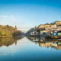 Buy canvas prints of Clifton Suspension Bridge Reflected by Keith Rugman