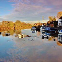 Buy canvas prints of The River Avon at Tewkesbury by Susan Snow