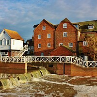 Buy canvas prints of Abbey Mill Tewkesbury by Susan Snow
