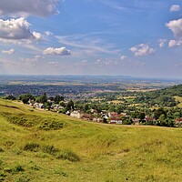 Buy canvas prints of View from Cleeve Common by Susan Snow
