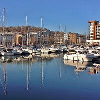 Buy canvas prints of Portishead Marina by Susan Snow