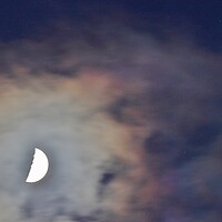 Buy canvas prints of Moon and Jupiter Conjunction by Susan Snow