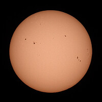 Buy canvas prints of The Sun with Sunspots by Susan Snow