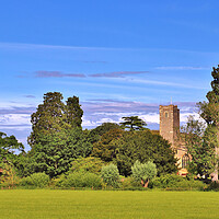 Buy canvas prints of St Mary's Priory Church, Deerhurst by Susan Snow