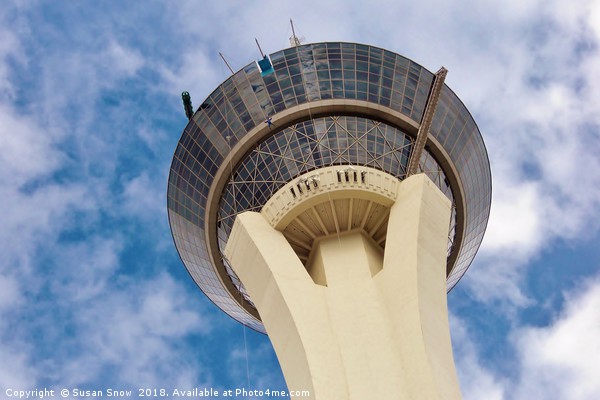 The Stratosphere Tower Las Vegas Picture Board by Susan Snow