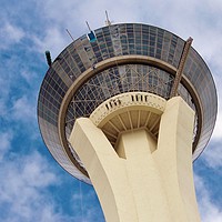 Buy canvas prints of The Stratosphere Tower Las Vegas by Susan Snow