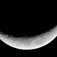 Buy canvas prints of Crescent Moon by Susan Snow