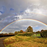 Buy canvas prints of Double Rainbow by Susan Snow