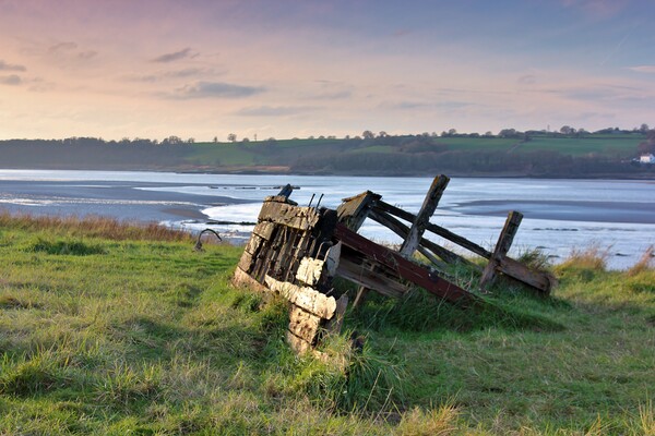 Purton Ships’ Graveyard - Rockby Picture Board by Susan Snow