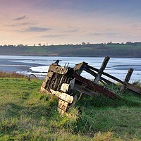 Buy canvas prints of Purton Ships’ Graveyard - Rockby by Susan Snow