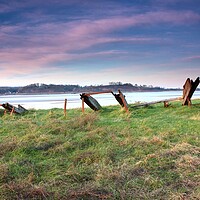 Buy canvas prints of Purton Ships’ Graveyard - King / Sally of London by Susan Snow