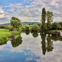 Buy canvas prints of View from Eckington Bridge by Susan Snow